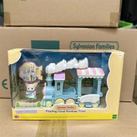Genuine goods Sylvanian Families forest blind bag doll clothes Villa capsule toy furniture rainbow car
