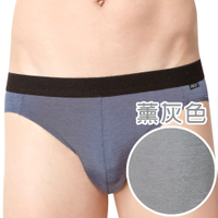 SOLIS 科技型男STRATA系列M-XXL素面貼身三角男褲(薰灰色)