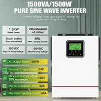 Inverter Solar 1.5KW NMS-1500-24 Controller Off-Grid MPPT 40A 50/60Hz Pure Sine Wave DC 24V to AC 23