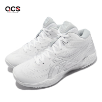 Asics 籃球鞋 GELHoop V14 4E 男鞋 超寬楦 白 銀 緩震 輕量 透氣 亞瑟膠 亞瑟士 1063A051100