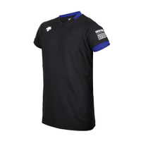 DESCENTE 男短袖T恤(運動 吸濕排汗 慢跑 上衣 訓練 迪桑特「DSS-5920T-BLK」≡排汗專家≡