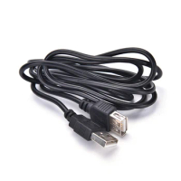 1m/1.5m HP Printer Scanner Extension Wire Cord USB 2.0 A Male Plug to A Female Adapter Data Cable for Epson Canon Sharp