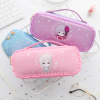 kawaii pencil cases/Boxes Pencil Case creative cute pencil bags high-capacity Lace decoration Princess luster is bright quality