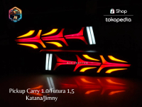 LAMPU REM BELAKANG CARRY 1.0 / FUTURA / JIMNY / KATANA 2DIMENSI LED VARIASI CUSTOM 12VOLT SEIN KEDIP