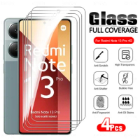 4Pcs Glass Cover For Redmi Note 13 Pro 4G Tempered Glass For Xiaomi Redmi Note 13 Pro 5G Note13 13Pro Note13Pro Screen Protector