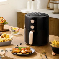 Midea 3L Non-stick Air Fryer 1300w Electric Deep Fryers Oil Free Multi-functional Fryer Adjustable Timing Cooker air fryer