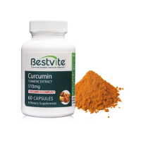 【美國BestVite】必賜力薑黃根萃取薑黃素膠囊1瓶(60顆)