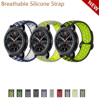 20mm 22mm Silicone Strap for Samsung Galaxy Watch 6 40mm 44mm Watch6 Classic / Watch3 / Watch4 / Watch5 / Active 2 / Gear S3