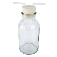 【玻璃工場】洗氣瓶 1000ml 玻璃器皿 大口氣體洗瓶 B-GWB1000(洗去氣體中雜質 抽氣瓶 大口瓶)