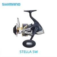 Original SHIMANO STELLA SW Spinning Fishing Reel 4000 5000 6000 18000 20000 Saltwater Fishing Wheel 13+1BB Made in Japan