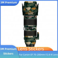For Canon EF 70-200mm f/2.8L IS III USM Camera Lens Sticker Protective Skin Film Kit Skin Accessories EF 70-200 2.8 L IS III