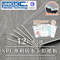 樂嫚妮 0.5坪/世界專利Uniclic卡扣地板/SPC卡扣地板/免膠石塑地板