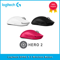 Logitech G Pro X Superlight 2 Bluetooth Wireless Gaming Wireless Mouse, 60g weight, Hero 2 Sensor, Type C Charging