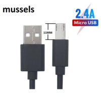 11 mm Long Connector 1m Micro USB Cable for Oukitel k6000 pro C8 K3 for Leagoo KIICAA Power m9 for Samsung Galaxy j5 j7