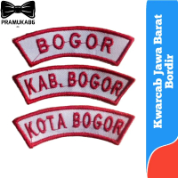 Bed Kwarcab Bogor Bordir / Badge Kwarcab Kabupaten Kota Bogor / Lokasi Bogor Kwarcab Pramuka Bordir