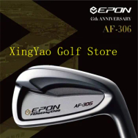 Epon Af 306 Mens Golf Clubs Epon AF-306 Iron Set Silver Heads With Graphite/Steel Shaft With Headcovers 7pcs