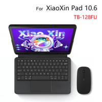 Keyboard Case For Lenovo Tab P11 2022 10.6" TB-128FU XiaoXin Pad 10.6" Tablet Bluetooth Keyboard Case Portuguese Russian Arabic