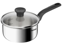 Tefal Quánh Inox Liền Khối Có Nắp Starter E3252295 - 16cm