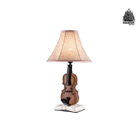 【必登堡】夜的第五章桌燈 B336553(檯燈/床頭燈/布罩/古典/經典/小提琴)