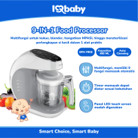 I.Q. BABY Pengolah Makanan Bayi , Blender, Kukus, Smoothies | Food Processor, Chopper, Sterilizer, W