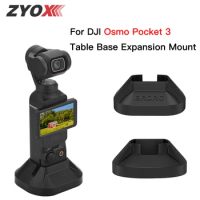Table Base Expansion Mount For DJI Pocket 3 Handheld Gimbal Support Base Desktop Stand Holder For DJI Osmo Pocket3 Accessories