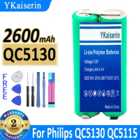 2600mAh YKaiserin Battery QC 5130 for Philips QC5130 QC5115 QC5120 QC6130 hair clipper Batteries