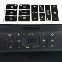 Car AC Button Repair Sticker Air Conditioning Control Decals Automobile Interior Decoration Accessories For Audi A3 8L A2