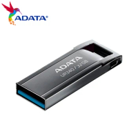 ADATA UR 340 USB Flash Drive 128GB 64GB 32GB Metal USB3.2 Pendrive High Speed Memory U Disk for Computer