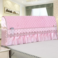 床頭罩 通用兒童 可愛弧形臥室全包萬 能套北歐風布藝防塵罩半圓