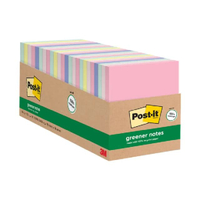 POST-IT กระดาษโน้ต รุ่น 654-24RP-AP คละสี ขนาด 3x3 นิ้ว (แพ็ค 24 เล่ม)