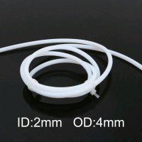 PTFE Tube Teflon Tube - OD 4mm or 3mm - ID 2mm or 3mm for 3D Printer - PTFE Tubing Teflon Tubing