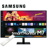 SAMSUNG 三星 S32BM702UC 32吋 M7 4K智慧聯網螢幕-黑