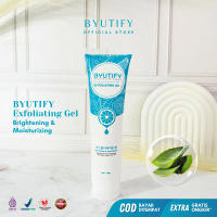 Byutify Exfoliating Gel Paket 1 Pcs 100gr - Gel Penghilang Daki dan Sel Kulit Mati - BPOM & Halal