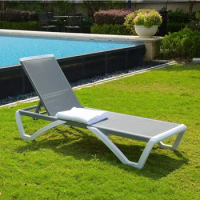 Outdoors Recliners, Lounge Adjustable Aluminum Patio Lounge,Plastic Pool Lounges Chair , Outdoor Beach Chair