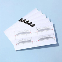 畫眉卡輔助工具 女性印眉卡描眉器畫眉貼 單盒#Y09