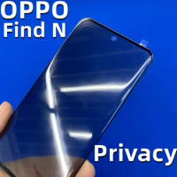 3D Curved Privacy Full Cover Tempered Glass For OPPO Find N Anti-spy Screen Protector protective film For OPPO Find N2 Fold