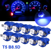 10 keping T5 B8.5D 5050 untuk lampu pemanas LED SMD, sesuai untuk panel instrumen dan meter kelajuan