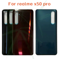 New Glass 6.44" For Realme X50 Pro 5G Back Cover Housing Door Rear Case For oppo realme X50 pro RMX2075 RMX2071 Battery Cover