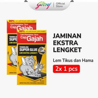 Cap Gajah Perangkap Tikus/Lem Tikus 60gr - isi 2