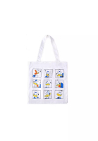 FION Donald Duck Canvas Shopping Bag