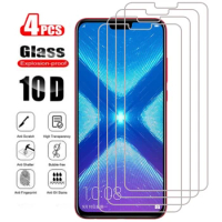 4Pcs Honor 8x Glass Protective For Huawei 8 X 8A Pro 8s Prime Honor8 9A 9C 9X 9S 10i 10X Lite Tempered Glas X8 screen protector