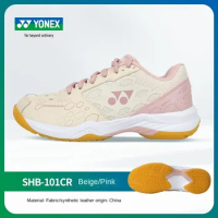 New Yonex Badminton Shoes TENNIS Shoes MEN Women Sport Sneakers Power Cushion 101c Pink