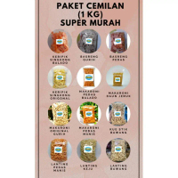 Paket Camilan Cemilan Super Murah Serba 1000 gram | jajanan murah | Keripik singkong ceriping | lant