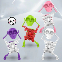 A fun children's toy that features dancing human bones and a side-to-side rocking design. It's espec