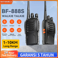 COD Garansi 5 tahun 2Pcs Ht Walkie Talkie Jarak Jauh 10km(Max) Baterai HT Wlan UHF 16 saluran Waterp