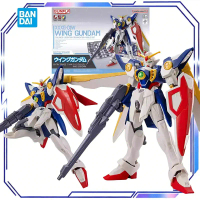 Bandai Original Gundam Gunpla ENTRY EG 1/144 Wing Gundam Action Figure Mobile Suit Assembly Model Ki