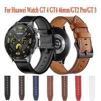 Leather Strap For Huawei Watch GT 4 GT4 46mm/GT2 Pro/GT 3 2 46mm Accessorie Wristband Correa Bracelet For Huawei Watch 4 Pro
