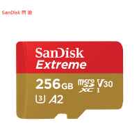 SanDisk 內存卡tf卡256g大疆無人機高速sd卡512G/1T V30相機存儲卡128microSD