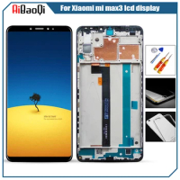 For 6.9" Xiaomi Mi Max 3 LCD screen display+touch panel digitizer with frame for mi max3 lcd display