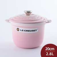 法國Le Creuset 萬用窈窕鑄鐵鍋 貝殼粉 20cm